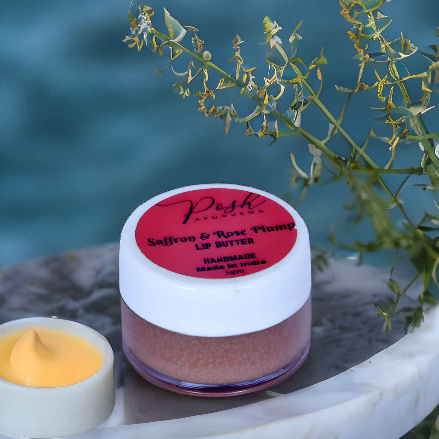 Saffron & Rose Plump Lip Butter