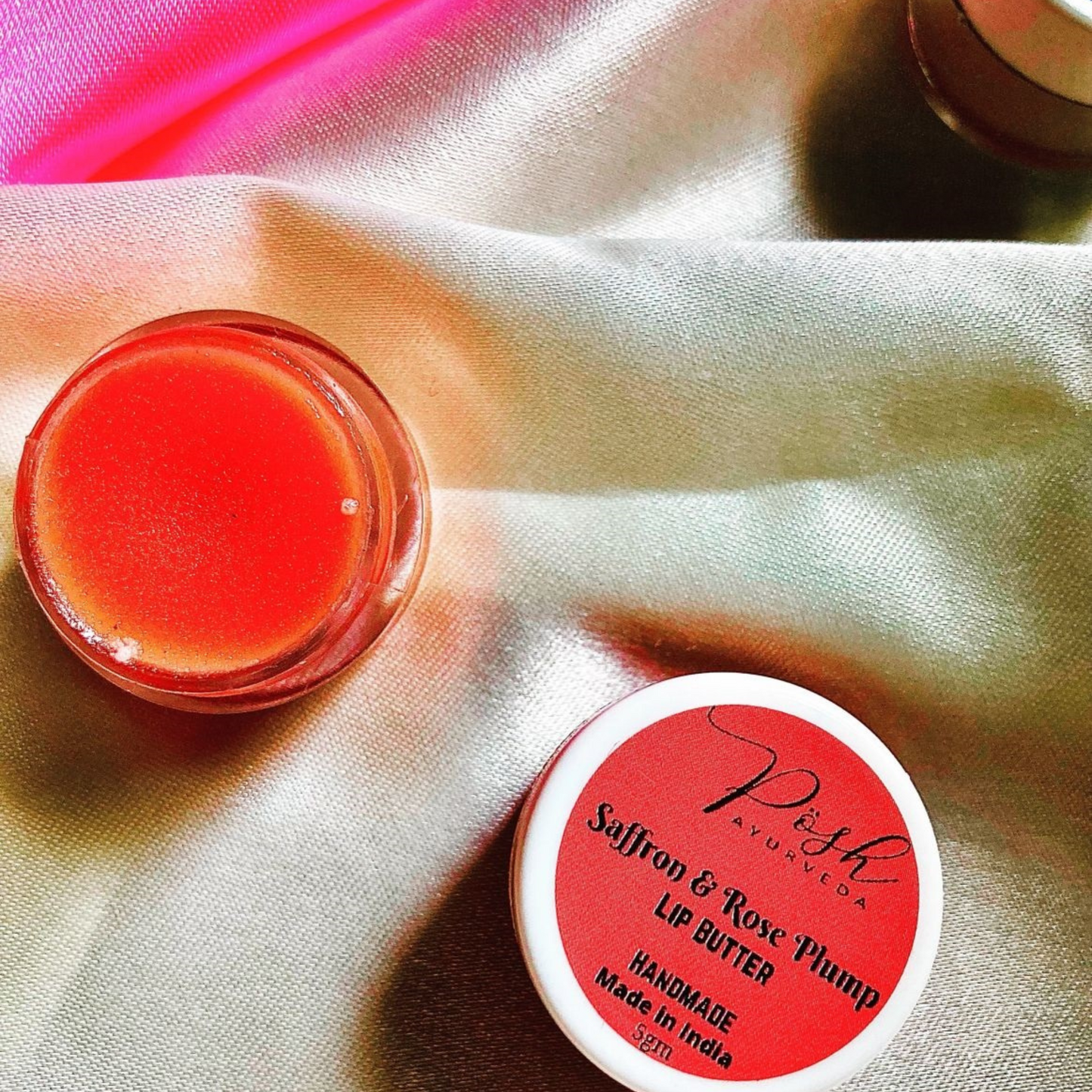 Saffron & Rose Plump Lip Butter